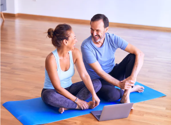 couple working out